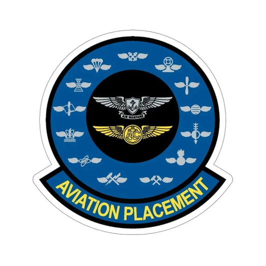 Aviation Placement (U.S. Navy) STICKER Vinyl Die-Cut Decal 6 Inch - The Sticker Space
