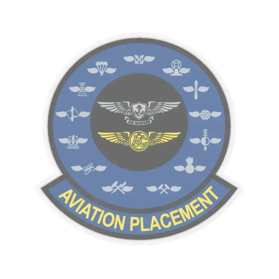 Aviation Placement (U.S. Navy) STICKER Vinyl Kiss-Cut Decal - The Sticker Space