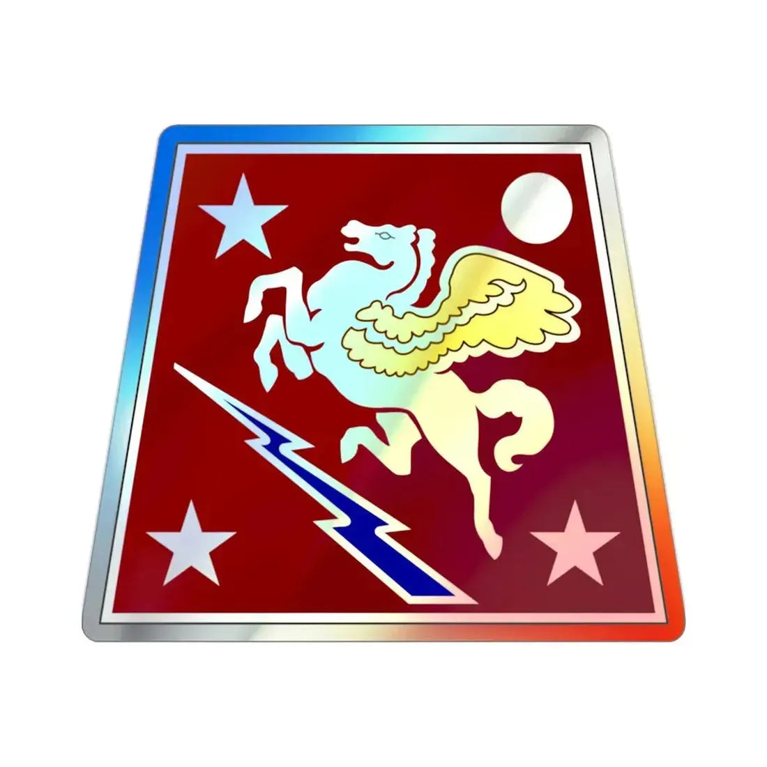 Aviation Systems Command (U.S. Army) Holographic STICKER Die-Cut Vinyl Decal 2 Inch Holographic - The Sticker Space