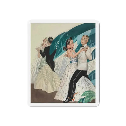 Avoid a Sudden Letdown, General Tire advertisement, 1941 (Magazine Illustration) Refrigerator Magnet - The Sticker Space