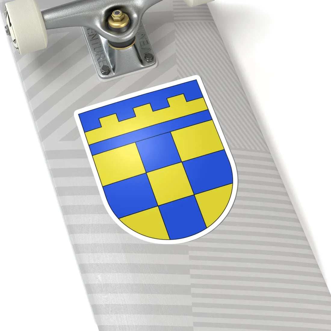 Avully-coat of arms (Switzerland) (Coat of Arms) STICKER Vinyl Kiss-Cut Decal - The Sticker Space