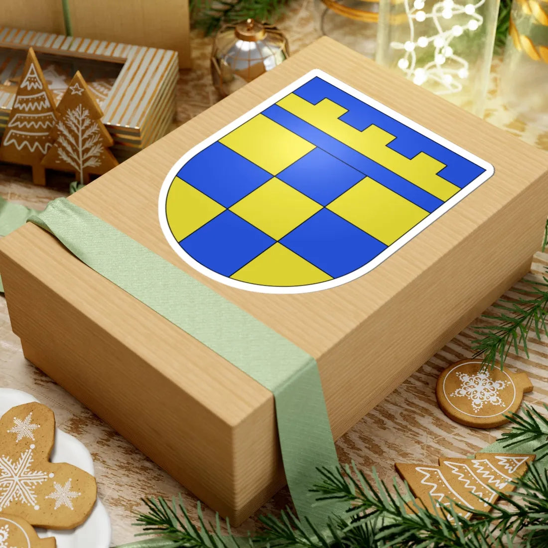 Avully-coat of arms (Switzerland) (Coat of Arms) STICKER Vinyl Kiss-Cut Decal - The Sticker Space