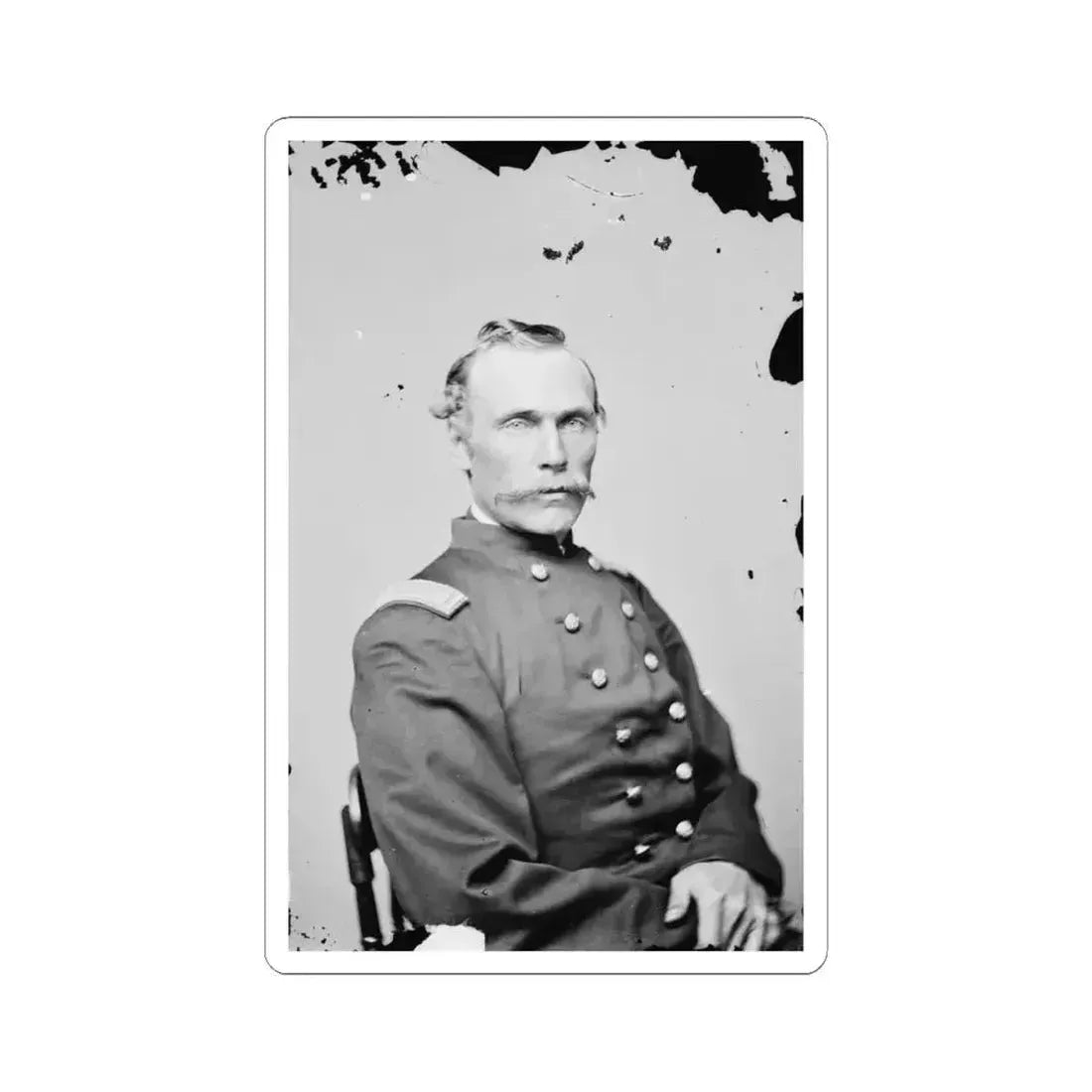 A.W. Preston, 1St Vermont (U.S. Civil War) STICKER Vinyl Kiss-Cut Decal 4 Inch White - The Sticker Space