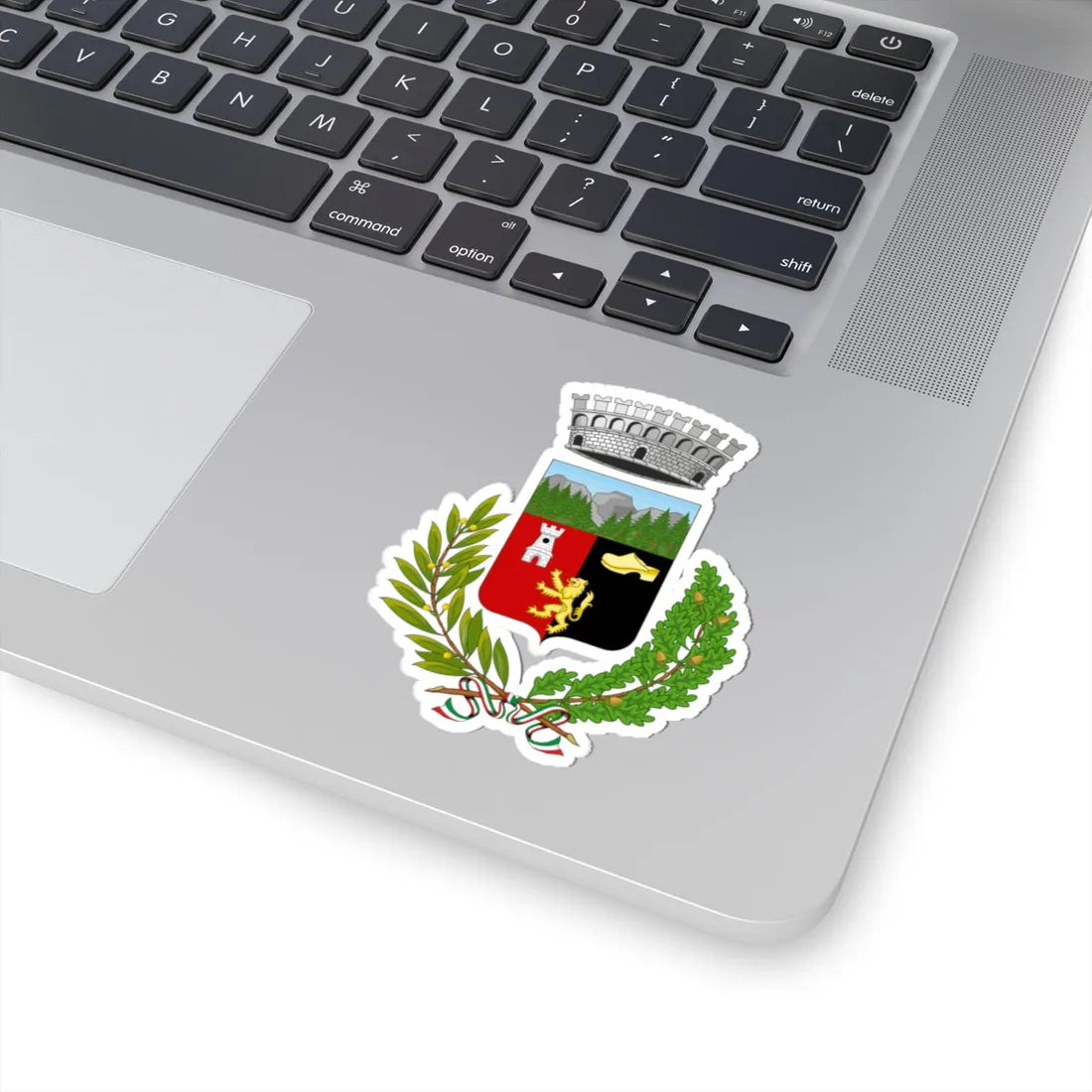 Ayas-Stemma (Italy) (Coat of Arms) STICKER Vinyl Kiss-Cut Decal - The Sticker Space