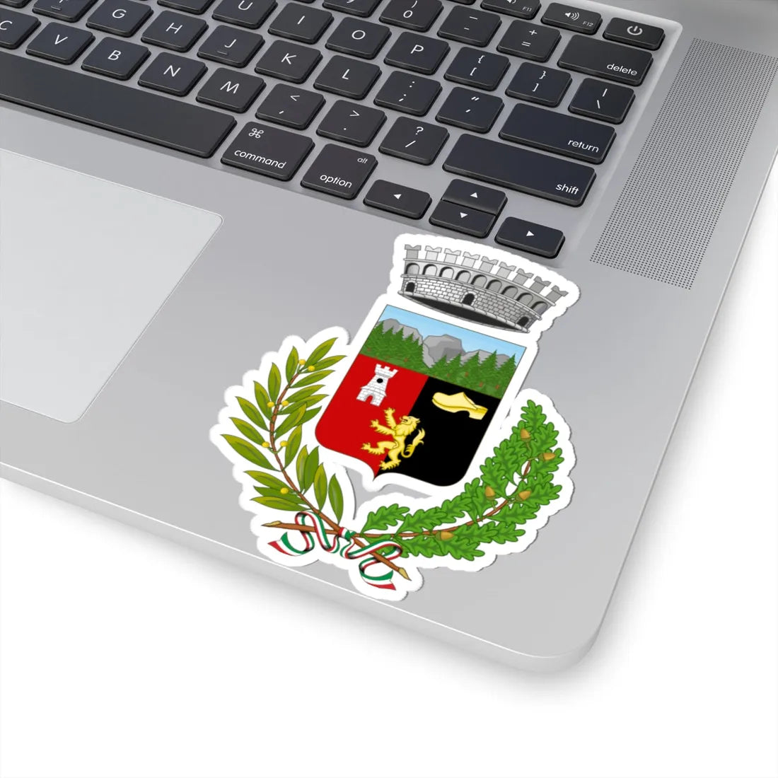 Ayas-Stemma (Italy) (Coat of Arms) STICKER Vinyl Kiss-Cut Decal - The Sticker Space