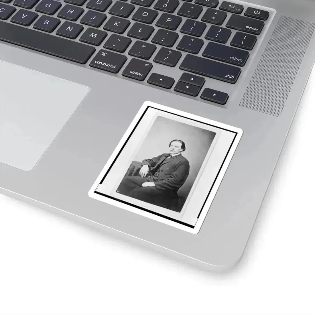 Aze Klein, Three-Quarter Length Portrait, Seated, Facing Slightly Left (U.S. Civil War) STICKER Vinyl Kiss-Cut Decal - The Sticker Space