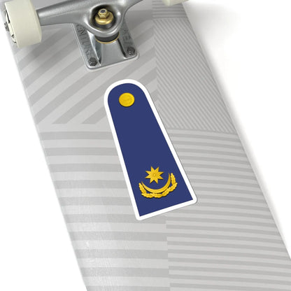 Azerbaijan AirForce OF 3 (Azerbaijan) (Military Rank) STICKER Vinyl Kiss-Cut Decal - The Sticker Space
