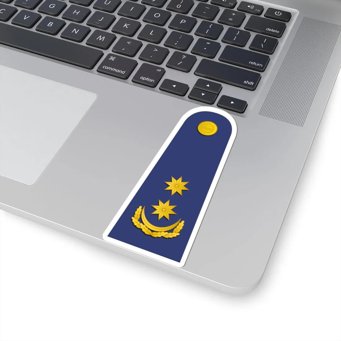 Azerbaijan AirForce OF 4 (Azerbaijan) (Military Rank) STICKER Vinyl Kiss-Cut Decal - The Sticker Space