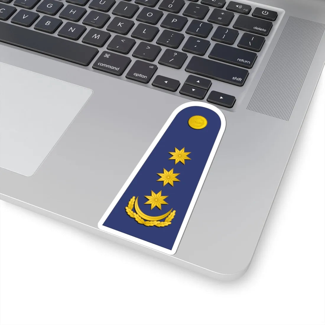 Azerbaijan AirForce OF 5 (Azerbaijan) (Military Rank) STICKER Vinyl Kiss-Cut Decal - The Sticker Space