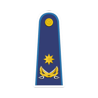 Azerbaijan AirForce OF 6 (Azerbaijan) (Military Rank) STICKER Vinyl Kiss-Cut Decal 2 Inch White - The Sticker Space