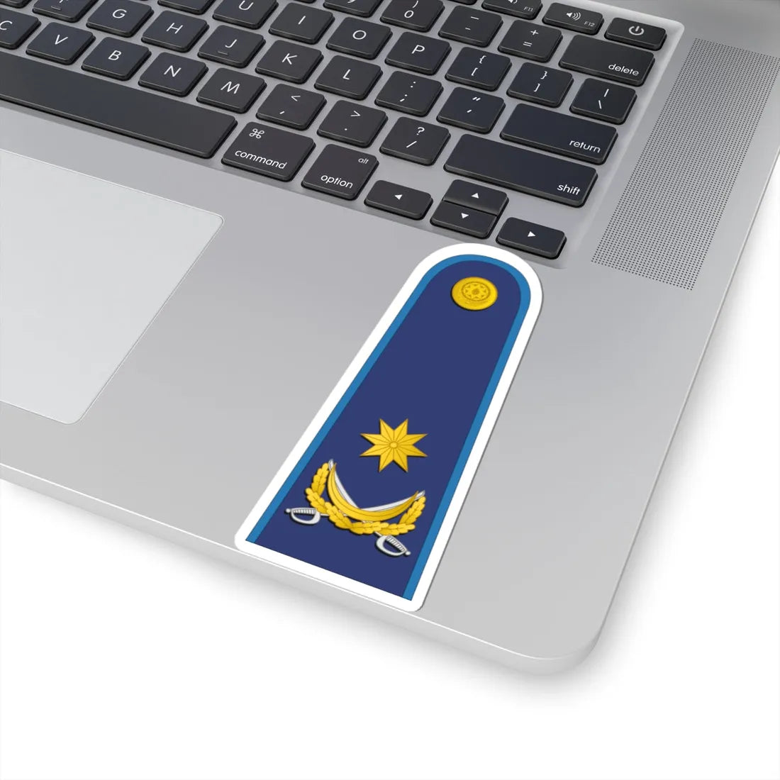 Azerbaijan AirForce OF 6 (Azerbaijan) (Military Rank) STICKER Vinyl Kiss-Cut Decal - The Sticker Space