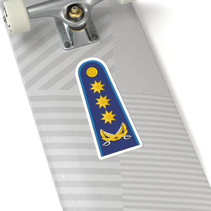 Azerbaijan AirForce OF 8 (Azerbaijan) (Military Rank) STICKER Vinyl Kiss-Cut Decal - The Sticker Space