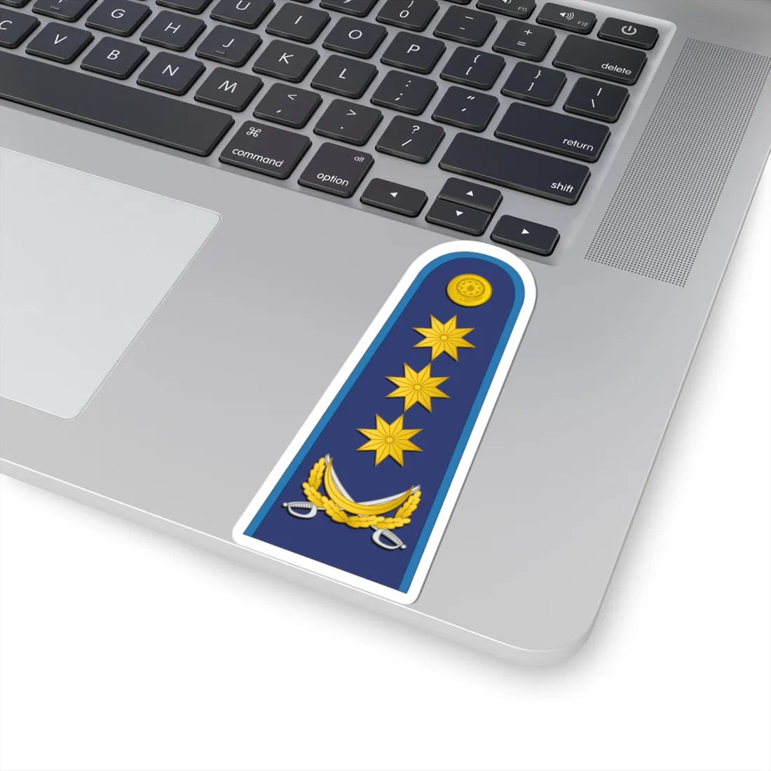 Azerbaijan AirForce OF 8 (Azerbaijan) (Military Rank) STICKER Vinyl Kiss-Cut Decal - The Sticker Space