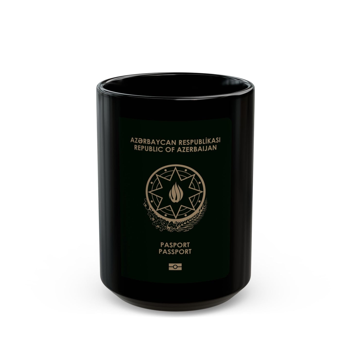 Azerbaijan Passport - Black Coffee Mug