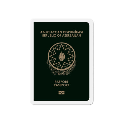 Azerbaijan Passport - Die-Cut Magnet-6 × 6"-The Sticker Space