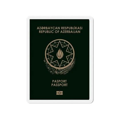 Azerbaijan Passport - Refrigerator Magnet 2 Inch - The Sticker Space