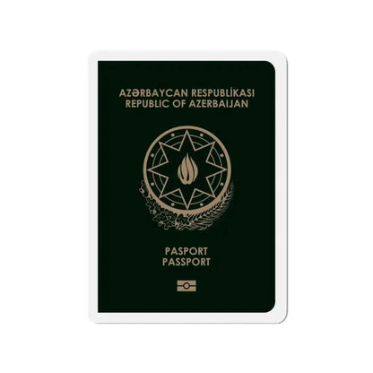 Azerbaijan Passport - Refrigerator Magnet 3 Inch - The Sticker Space