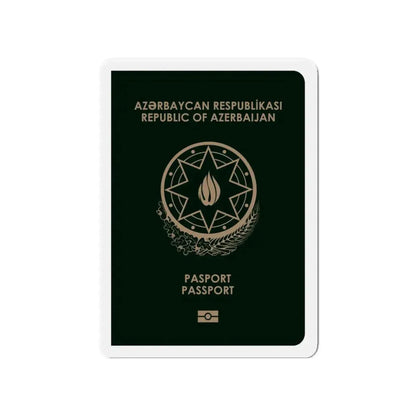 Azerbaijan Passport - Refrigerator Magnet 4 Inch - The Sticker Space