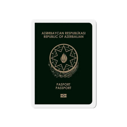 Azerbaijan Passport - Refrigerator Magnet 6 Inch - The Sticker Space