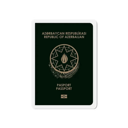 Azerbaijan Passport - Refrigerator Magnet - The Sticker Space
