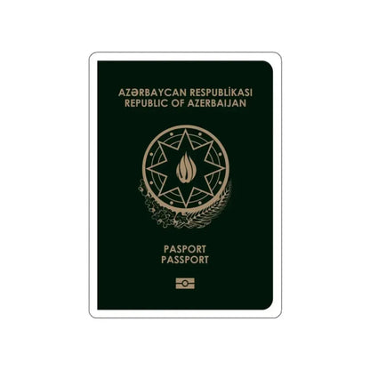 Azerbaijan Passport STICKER Vinyl Die-Cut Decal 2 Inch - The Sticker Space