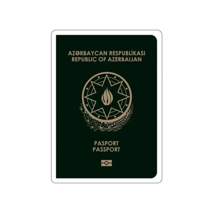 Azerbaijan Passport STICKER Vinyl Die-Cut Decal 3 Inch - The Sticker Space