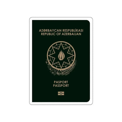 Azerbaijan Passport STICKER Vinyl Die-Cut Decal 6 Inch - The Sticker Space