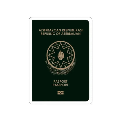 Azerbaijan Passport STICKER Vinyl Die-Cut Decal - The Sticker Space