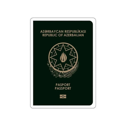 Azerbaijan Passport STICKER Vinyl Die-Cut Decal - The Sticker Space
