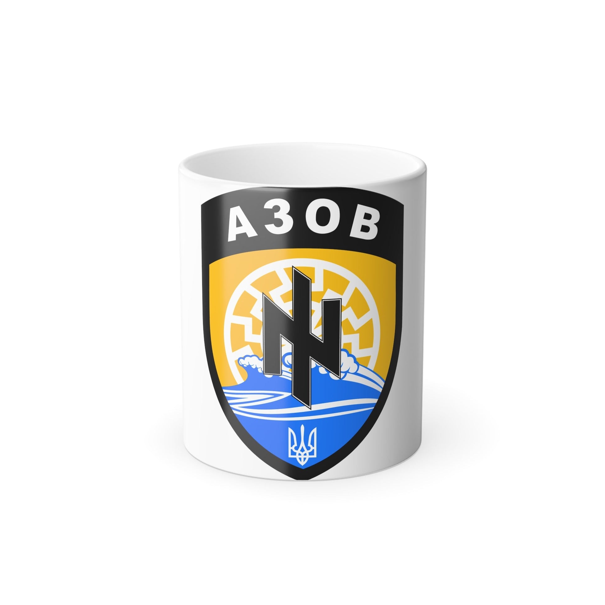 Azov Battalion (Ukraine) Color Changing Mug 11oz-11oz-The Sticker Space