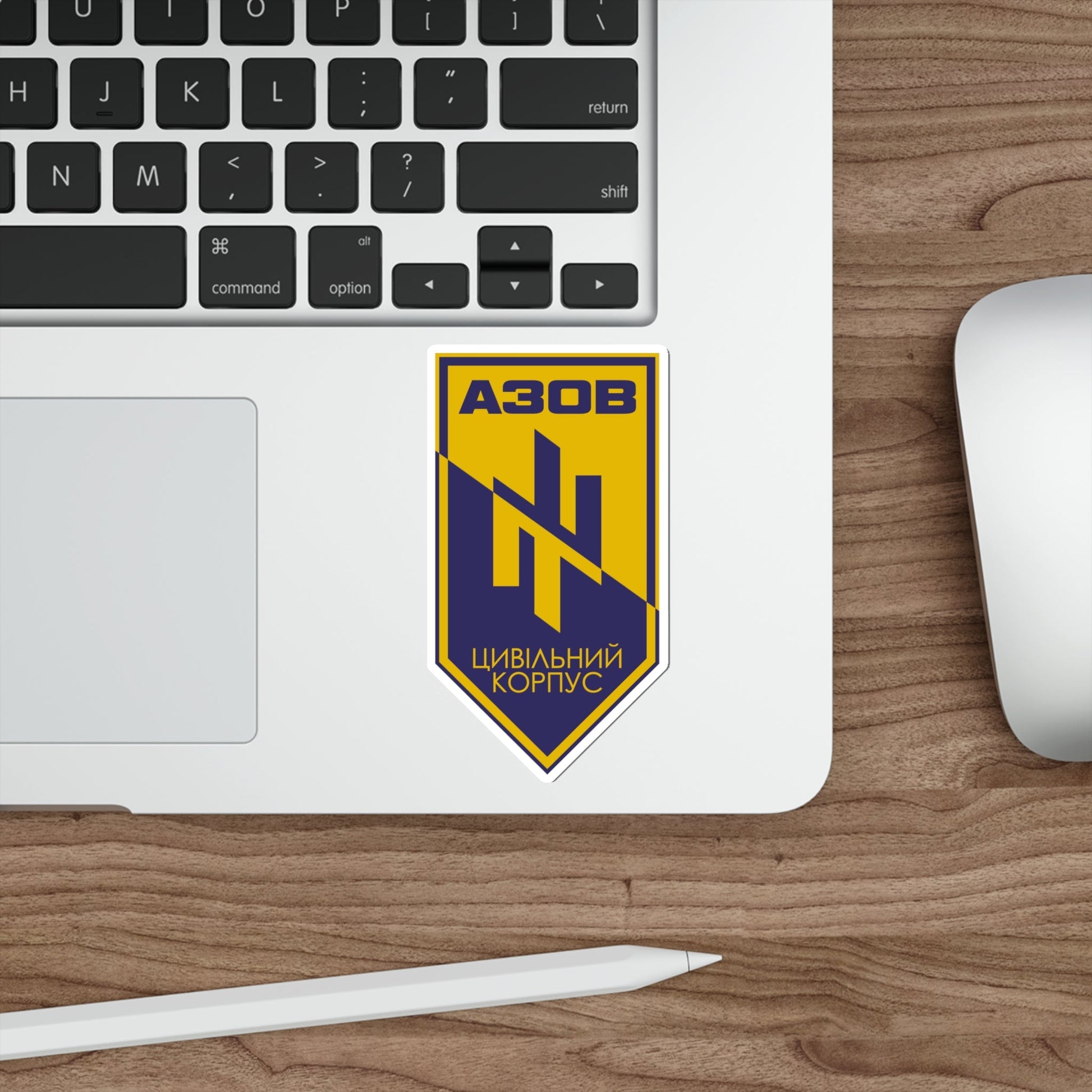 Azov Civil Corps STICKER Vinyl Die-Cut Decal-The Sticker Space