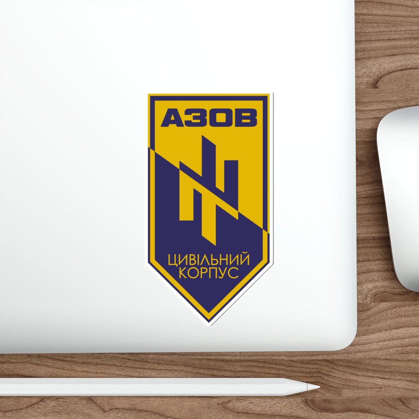 Azov Civil Corps STICKER Vinyl Die-Cut Decal-The Sticker Space