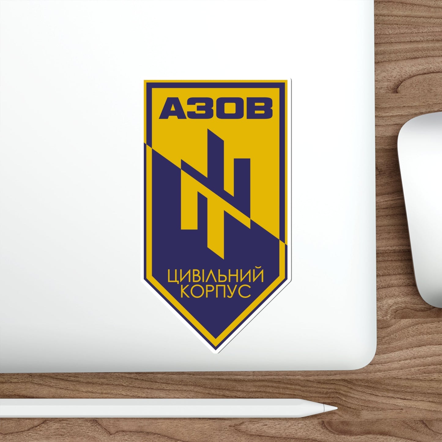 Azov Civil Corps STICKER Vinyl Die-Cut Decal-The Sticker Space