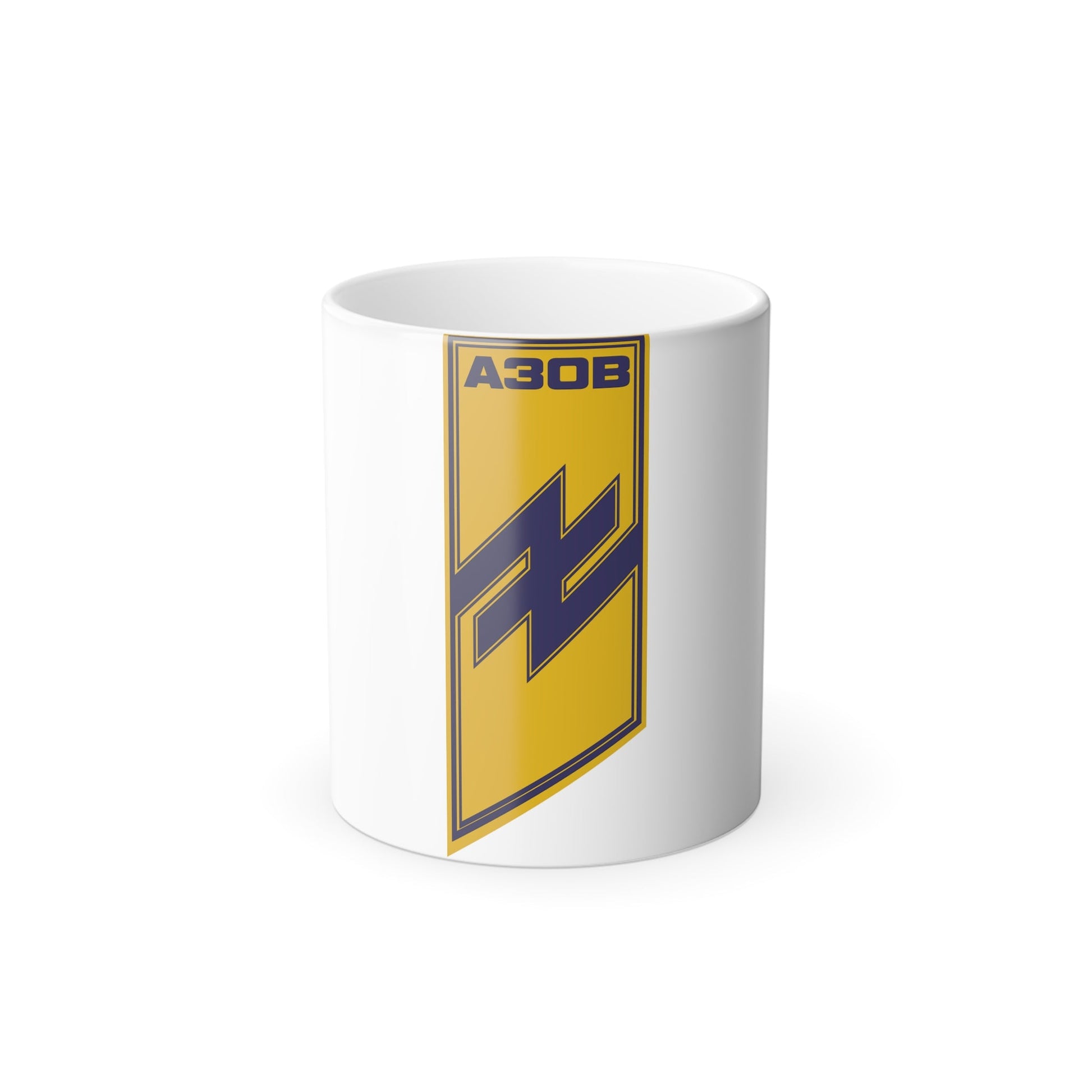 Azov Regiment (Ukraine) Color Changing Mug 11oz-11oz-The Sticker Space