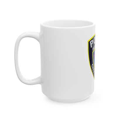 Aztec New Mexico Police Department - White Coffee Mug-The Sticker Space