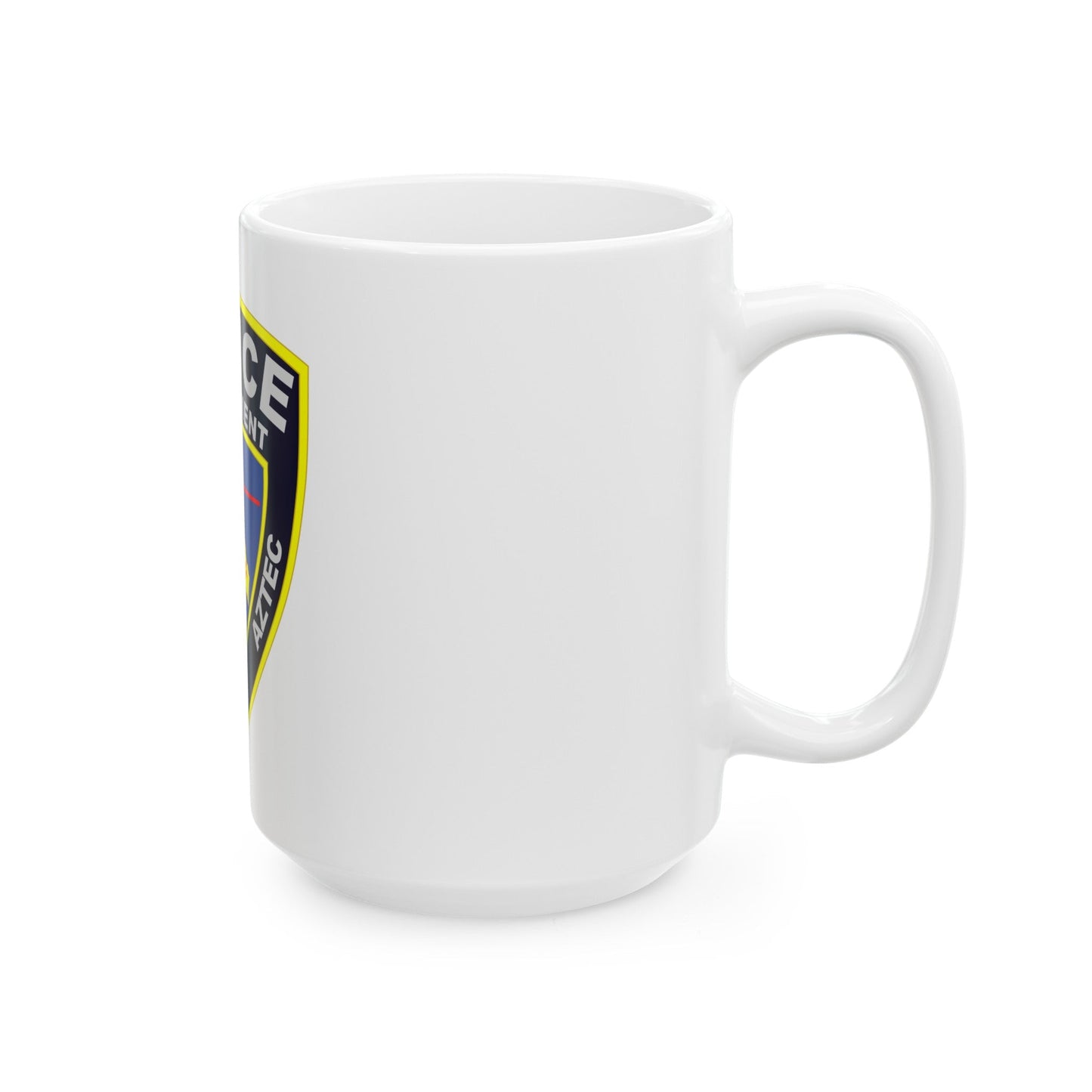 Aztec New Mexico Police Department - White Coffee Mug-The Sticker Space