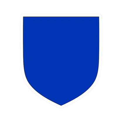 Azure Heraldic Shield (Spain) (Coat of Arms) STICKER Vinyl Kiss-Cut Decal 2 Inch White - The Sticker Space