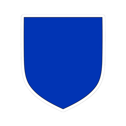 Azure Heraldic Shield (Spain) (Coat of Arms) STICKER Vinyl Kiss-Cut Decal 4 Inch White - The Sticker Space
