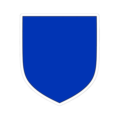 Azure Heraldic Shield (Spain) (Coat of Arms) STICKER Vinyl Kiss-Cut Decal 6 Inch White - The Sticker Space
