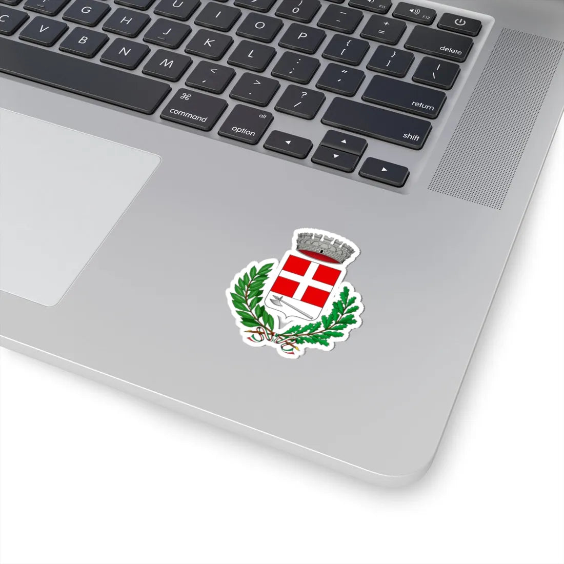 Azzano dAsti-Stemma (Italy) (Coat of Arms) STICKER Vinyl Kiss-Cut Decal - The Sticker Space