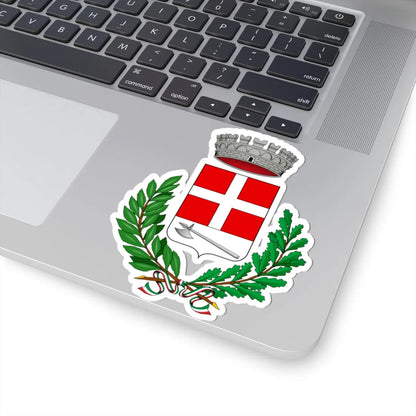 Azzano dAsti-Stemma (Italy) (Coat of Arms) STICKER Vinyl Kiss-Cut Decal - The Sticker Space