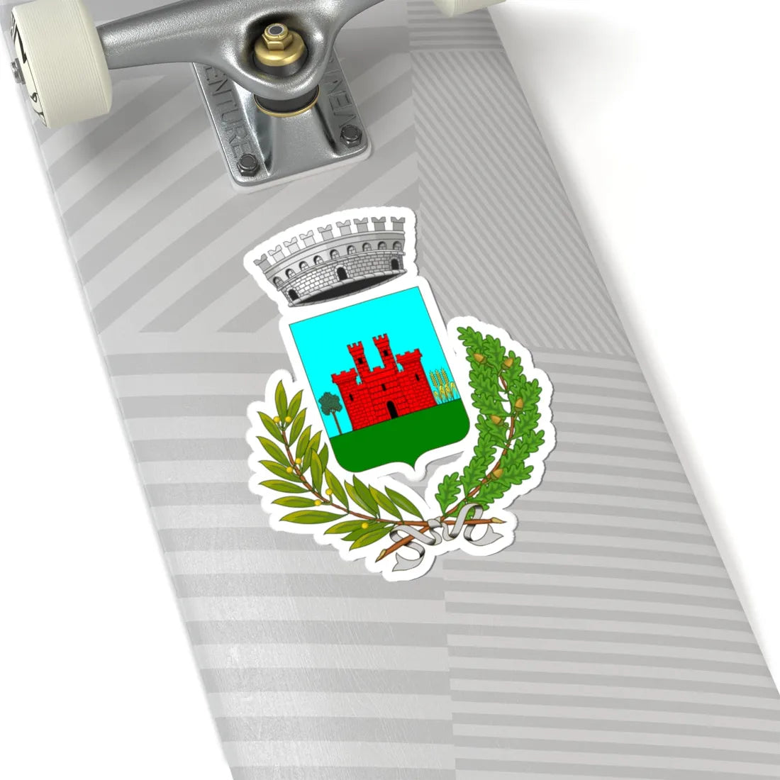 Azzate-Stemma (Italy) (Coat of Arms) STICKER Vinyl Kiss-Cut Decal - The Sticker Space