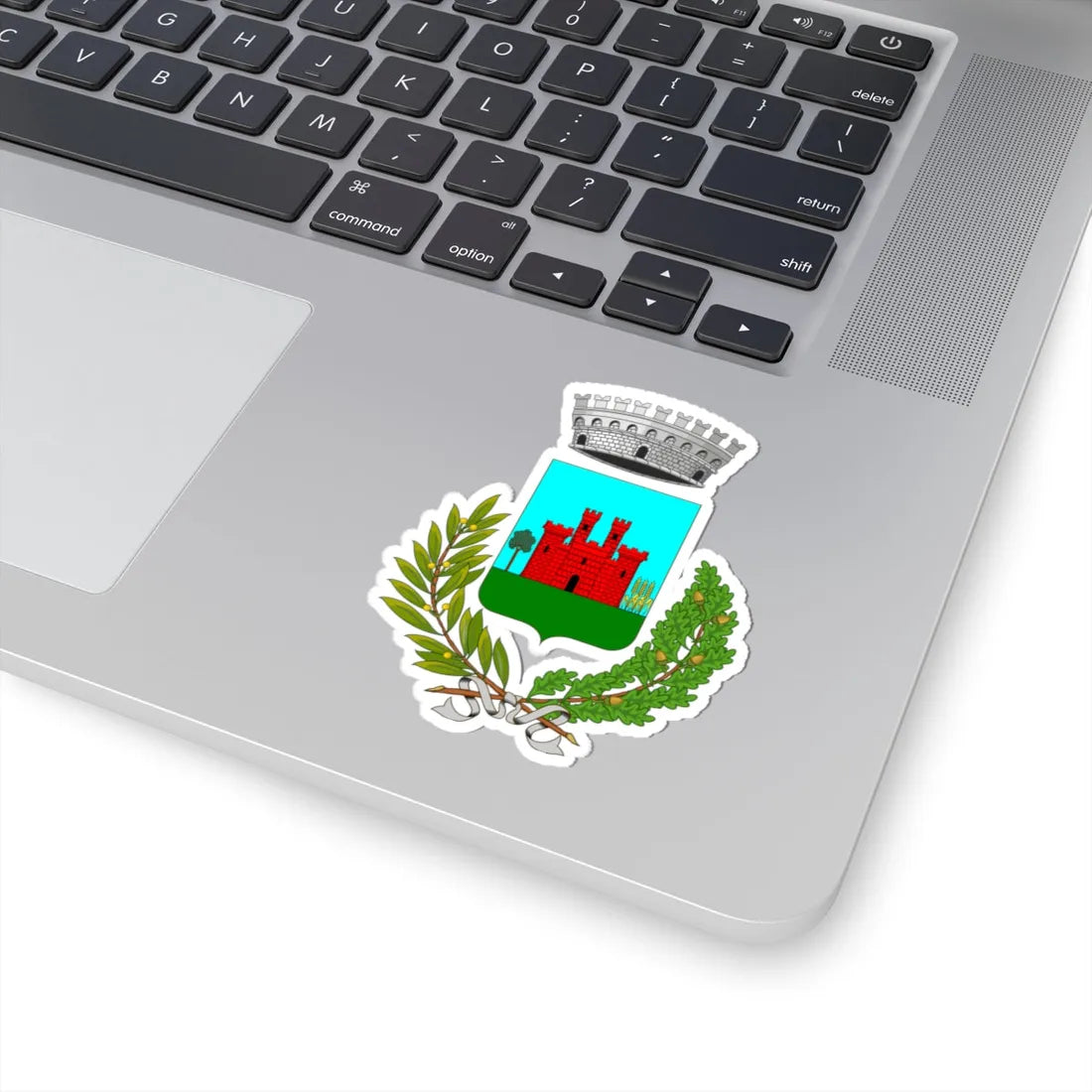 Azzate-Stemma (Italy) (Coat of Arms) STICKER Vinyl Kiss-Cut Decal - The Sticker Space