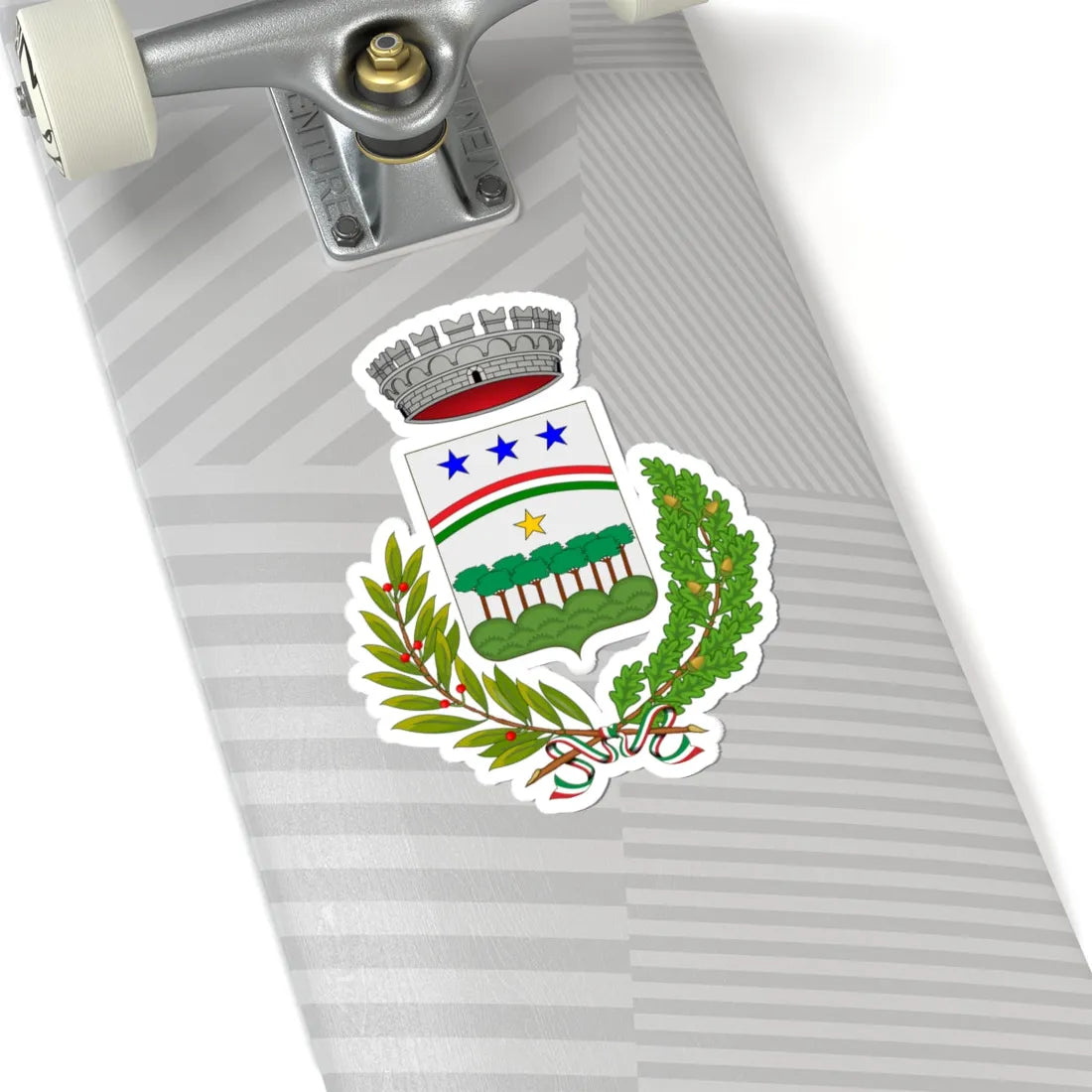 Azzio-Stemma (Italy) (Coat of Arms) STICKER Vinyl Kiss-Cut Decal - The Sticker Space