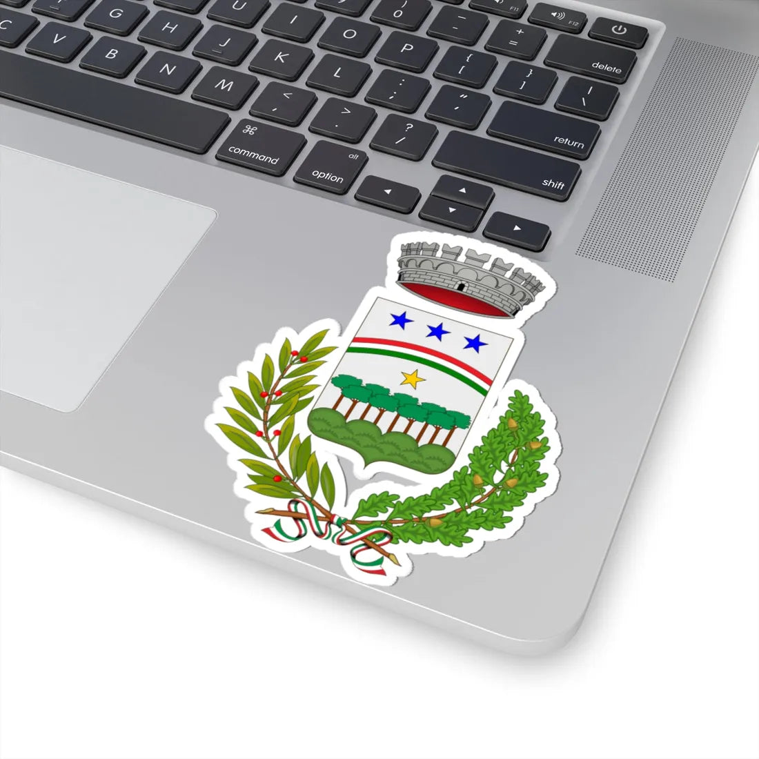 Azzio-Stemma (Italy) (Coat of Arms) STICKER Vinyl Kiss-Cut Decal - The Sticker Space