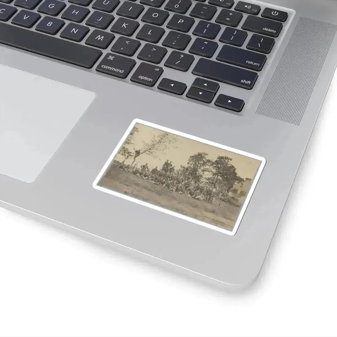 B Company, 22D New York State Militia Near Harpers Ferry, Va., 1861 I.E.1862 (U.S. Civil War) STICKER Vinyl Kiss-Cut Decal - The Sticker Space