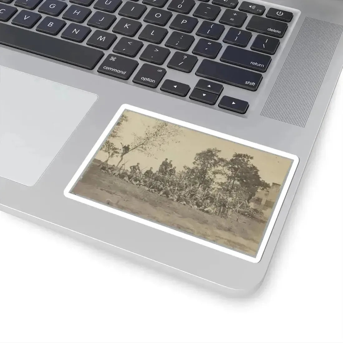 B Company, 22D New York State Militia Near Harpers Ferry, Va., 1861 I.E.1862 (U.S. Civil War) STICKER Vinyl Kiss-Cut Decal - The Sticker Space