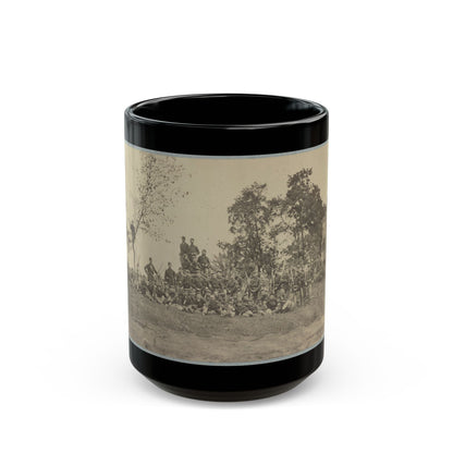 B Company, 22d New York State Militia Near Harpers Ferry, Va., 1861 I.E.1862 (U.S. Civil War) Black Coffee Mug