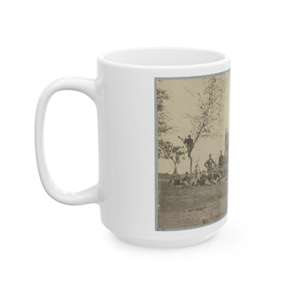 B Company, 22d New York State Militia Near Harpers Ferry, Va., 1861 I.E.1862 (U.S. Civil War) White Coffee Mug