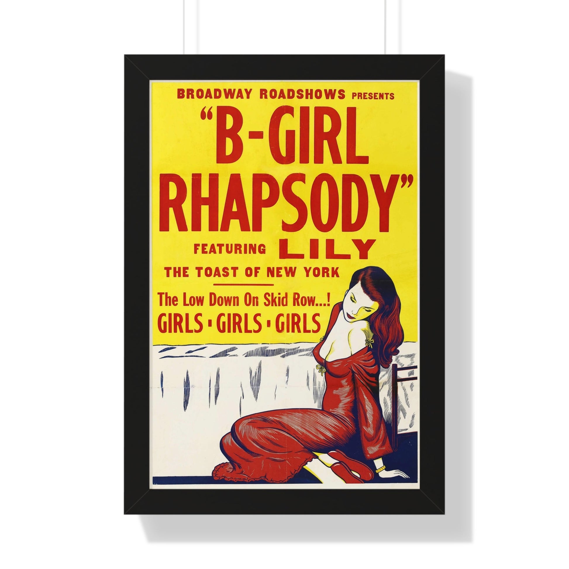 B GIRL RHAPSODY 1952 - Framed Movie Poster-16″ x 24″-The Sticker Space